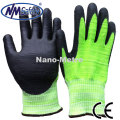 NMSAFETY EN388 4543 gant de coupe de niveau 5 gant PU gants de travail de la Chine